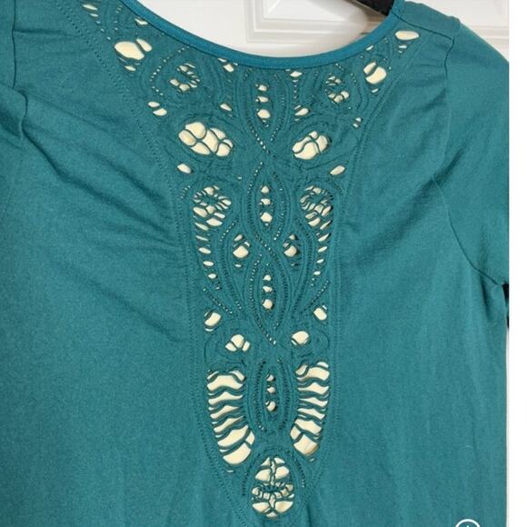 Free People Intimately Turquoise / Green Bodycon‎ Dress Open Back Medium / Large - Picture 2 of 7
